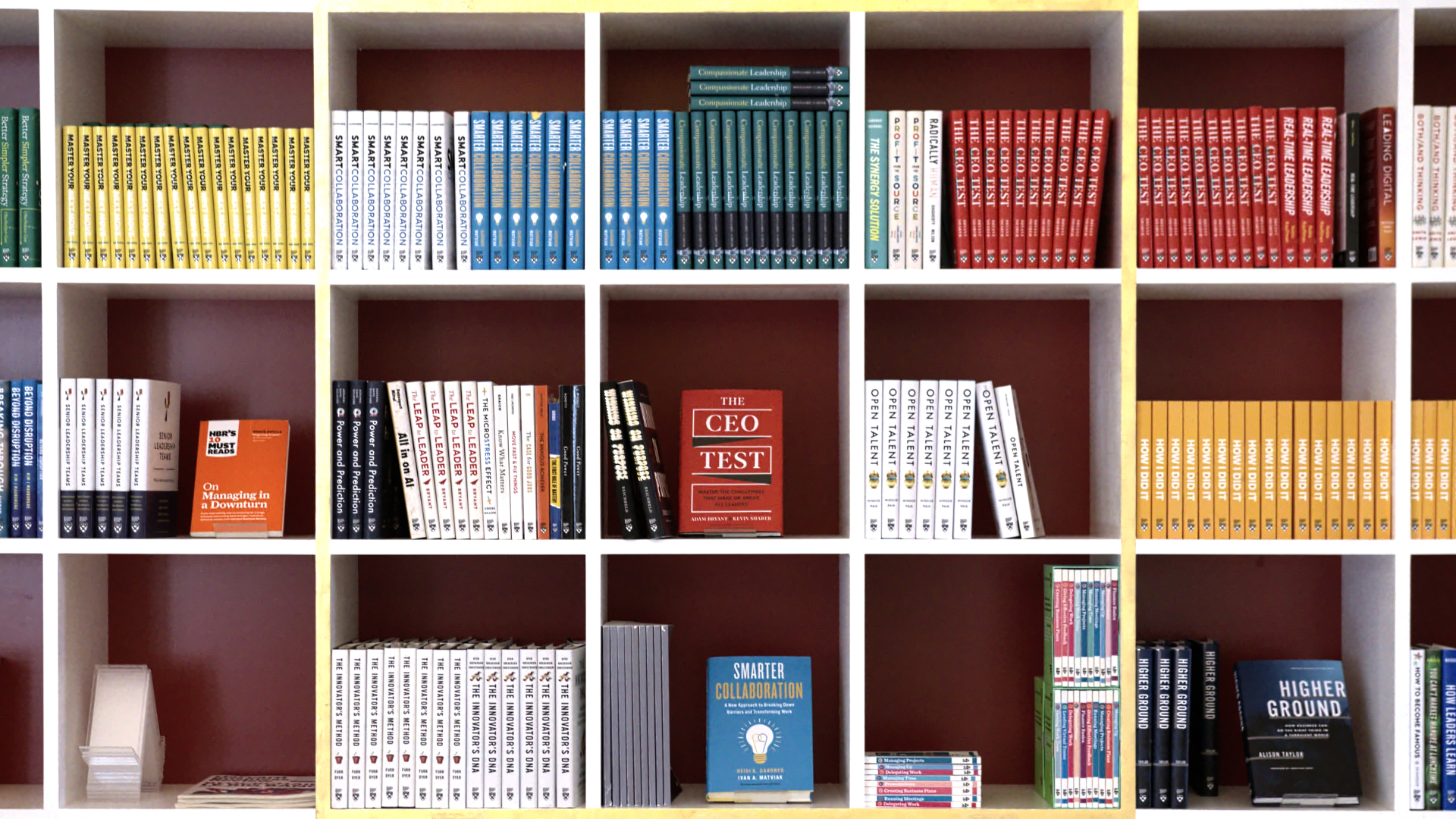 Library bookshelf